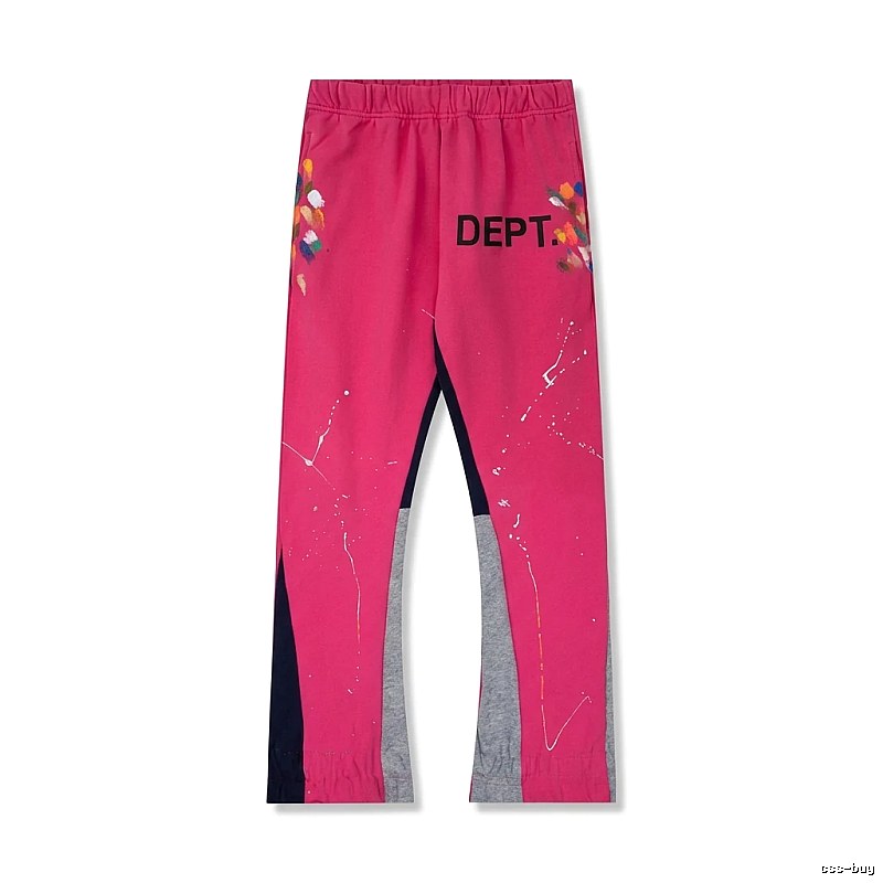 Gallery Dept Graffiti Style Pink Trousers