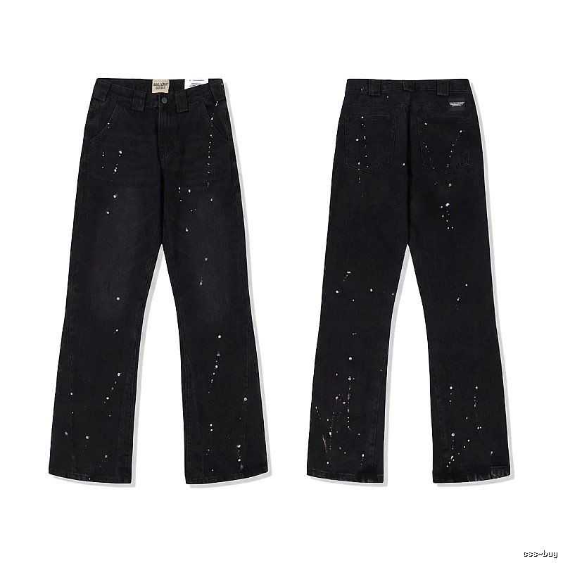 Gallery Dept ink - splashing style black jeans