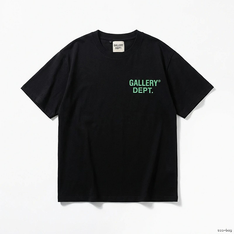 Gallery Dept Minimalist Style Black T-shirt