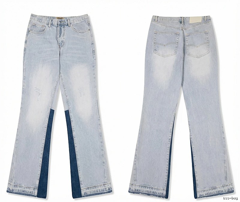 Gallery Dept Patchwork Wide-Leg Jeans