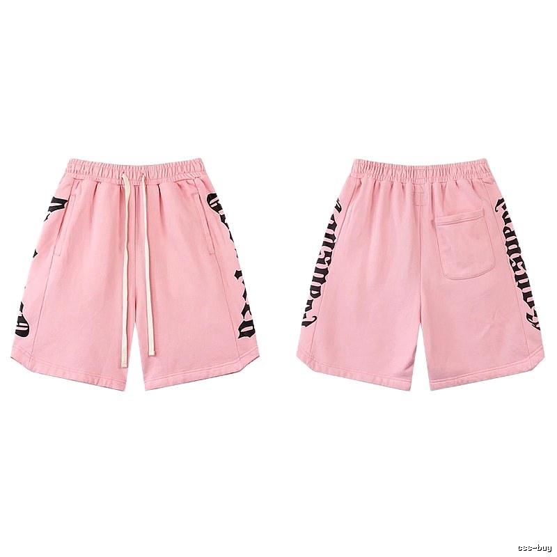 Godspeed Gothic Print Street Style Pink Shorts