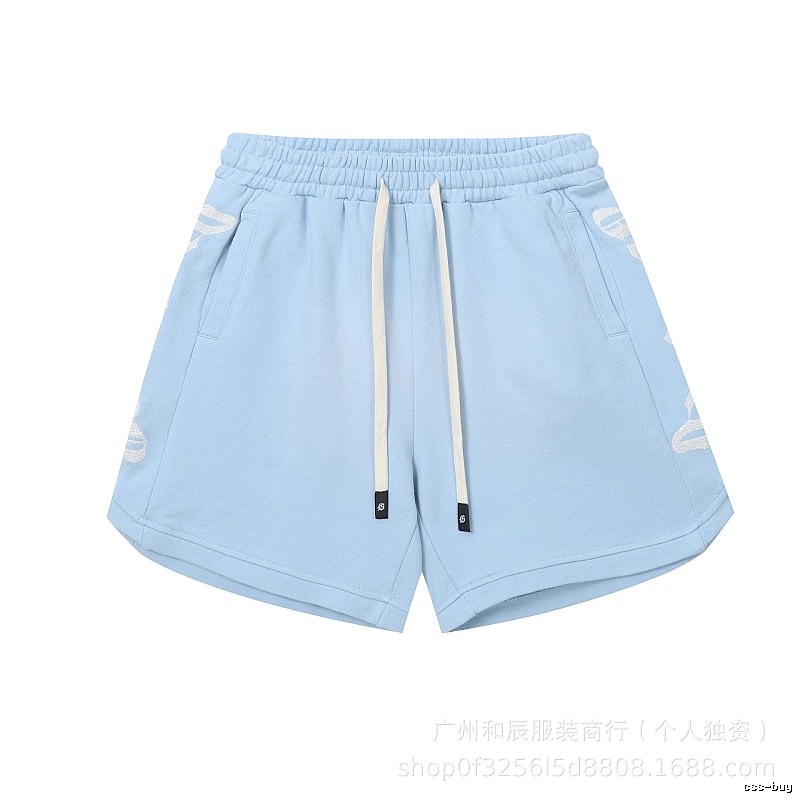 Godspeed Jacquard Street Style Light Blue Shorts