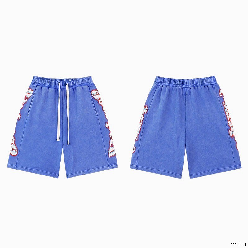 Godspeed Printed Street Style Blue Shorts