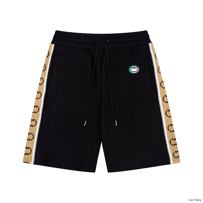 Gucci classic style black shorts