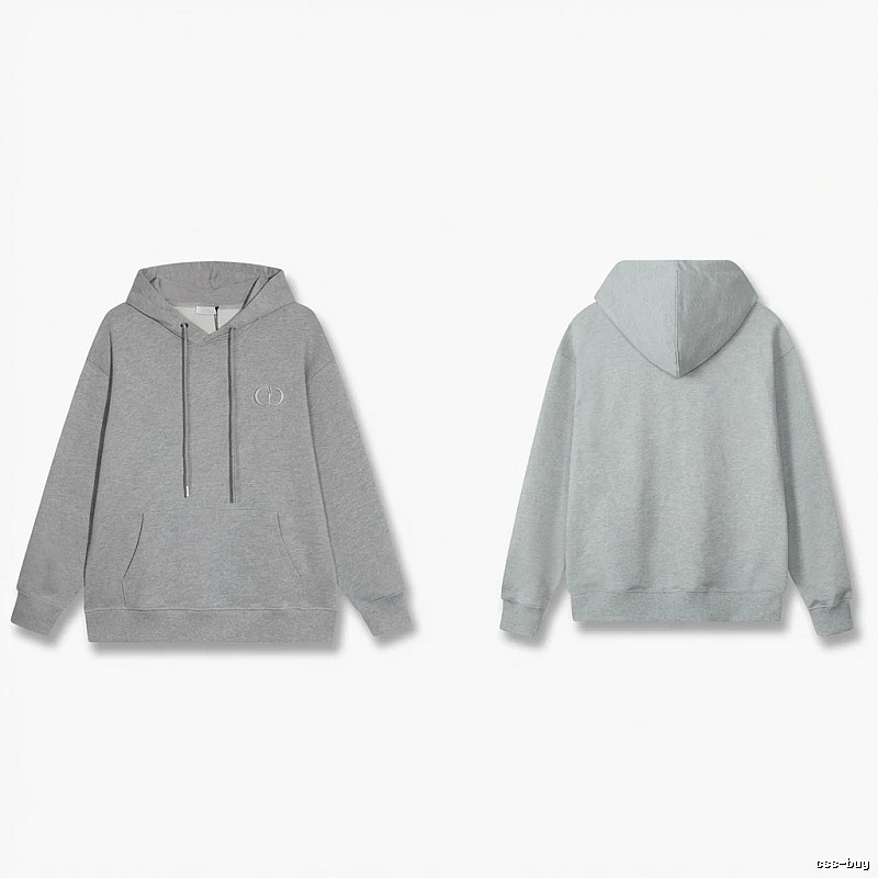 Gucci minimalist style grey hoodie