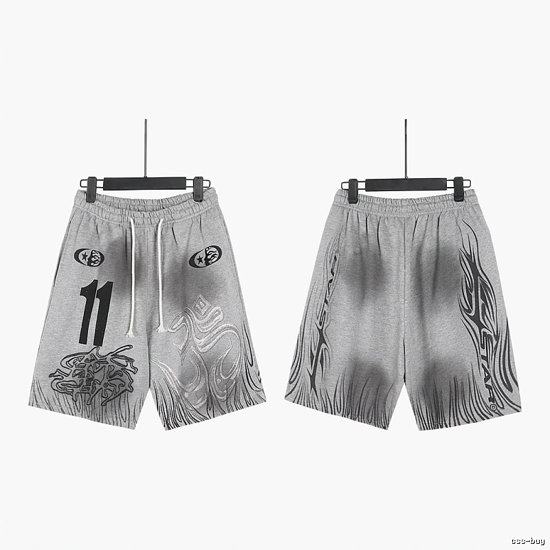 Hellstar dark style gray shorts