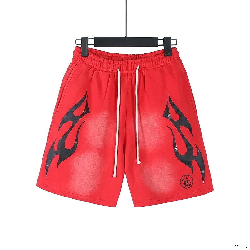 Hellstar Flame Wind Red Shorts