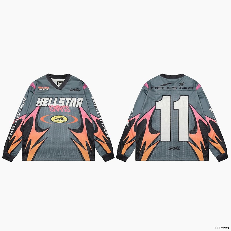 Hellstar Sports Series Vintage Color-blocked Jersey