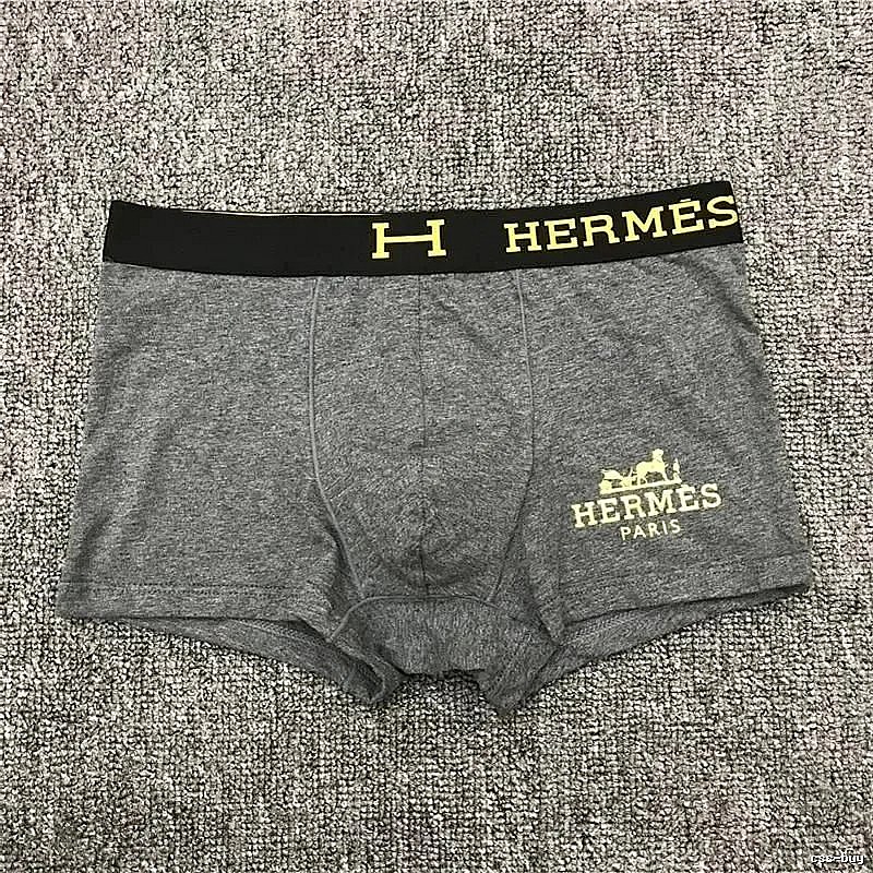 Hermes Streetwear Logo boxer briefs Black Boxer Briefs with Logo Accent