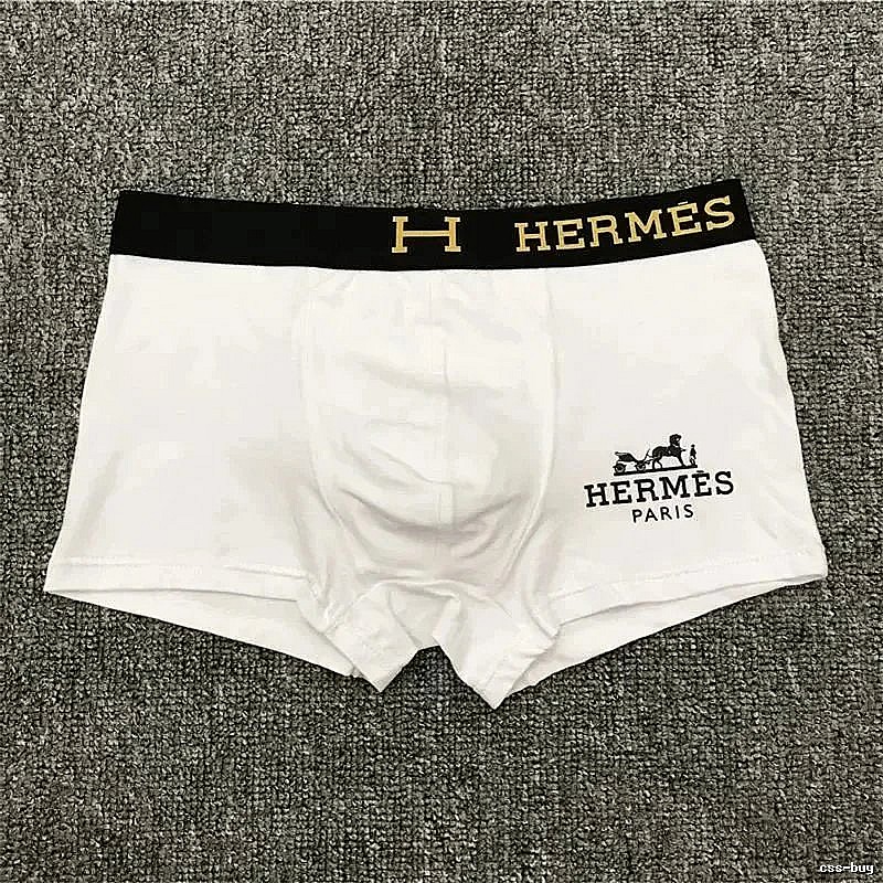 Hermes Travel Logo boxer briefs Black Boxer Briefs with Modern Look