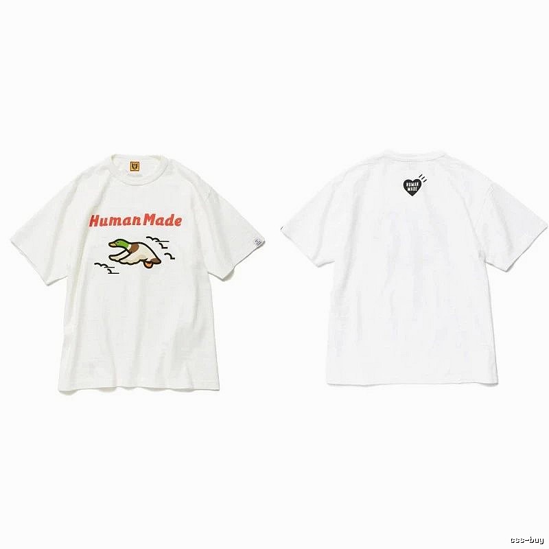 Human Made Premium Style Heart logo T-shirt Black Green Human for Minimal Outfits
