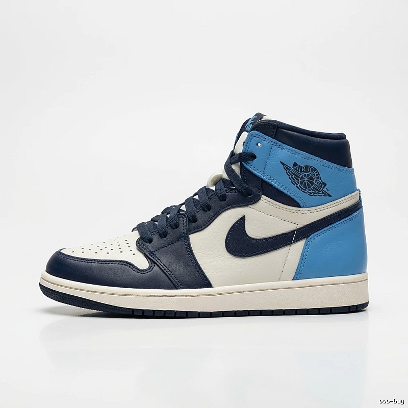 Jordan retro blue and white sports shoes