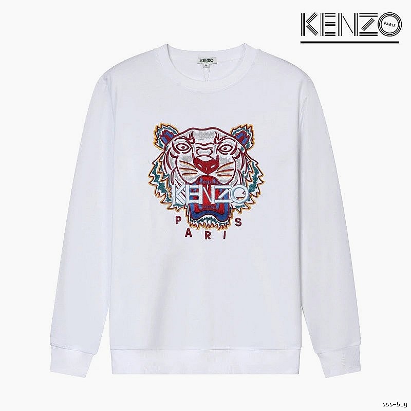 Kenzo Style Kc18 Tiger SweatShirt Clean Finish Graphic