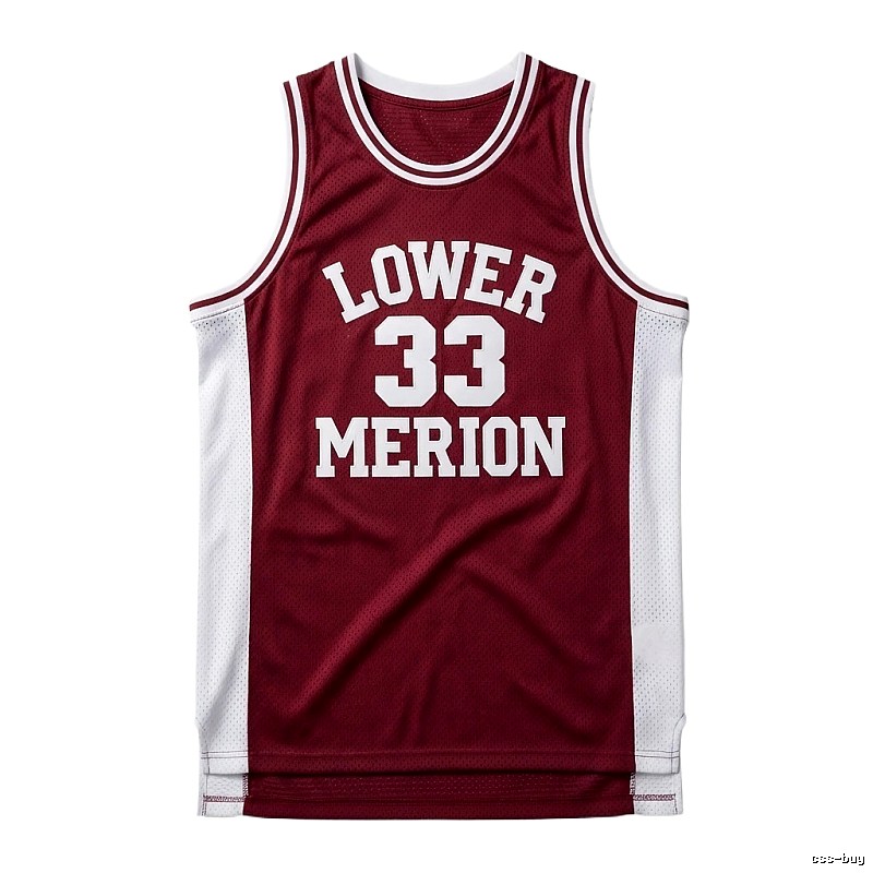 Kobe retro-style burgundy jersey