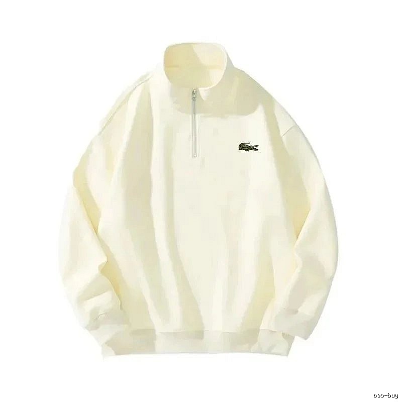 Lacoste Travel Quarter-zip sweatshirt Black Quarter Zip with Modern Look