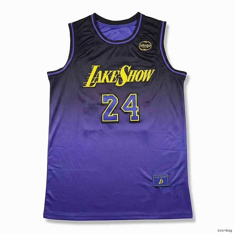 Lakers gradient-style basketball uniforms