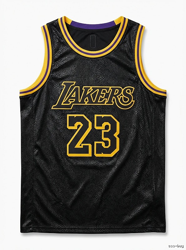 LBJ Lakers retro-style jersey