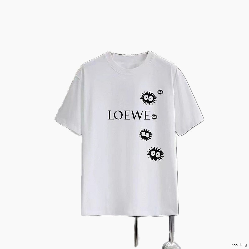 LOEWE Elf Co-branded Trendy Style White T-Shirt
