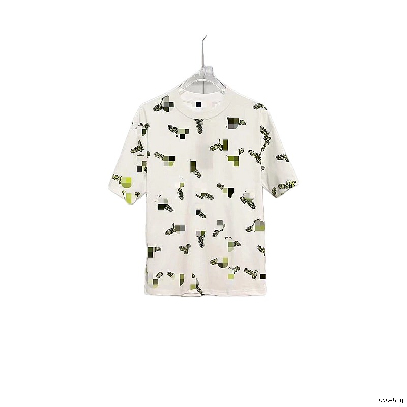 Louis Vuitton All-over Print Streetwear Style White T-Shirt