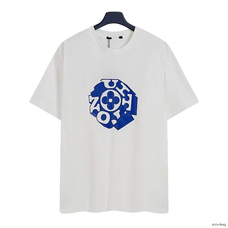 Louis Vuitton Printed Trendy Style White Short-sleeve T-shirt