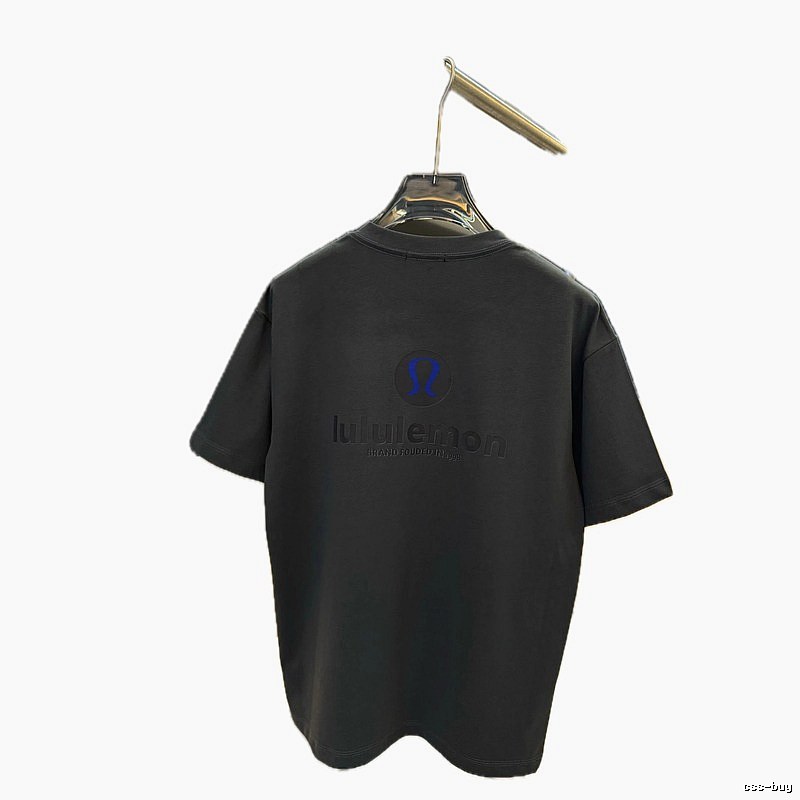 lululemon Classic Collection Casual Style Dark Grey Short Sleeve T-Shirt