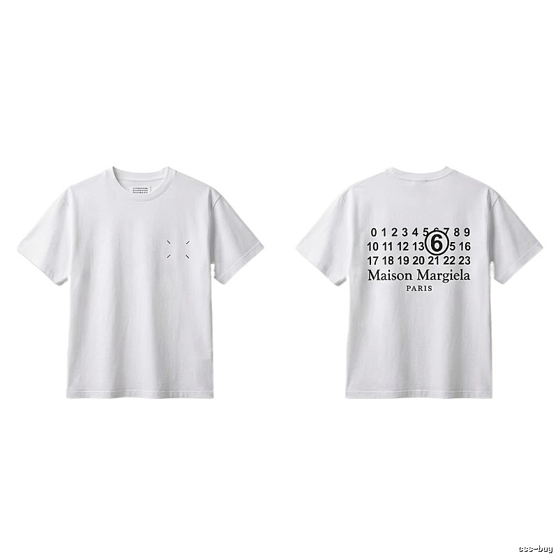 Maison Margiela white T-shirt with digital printing