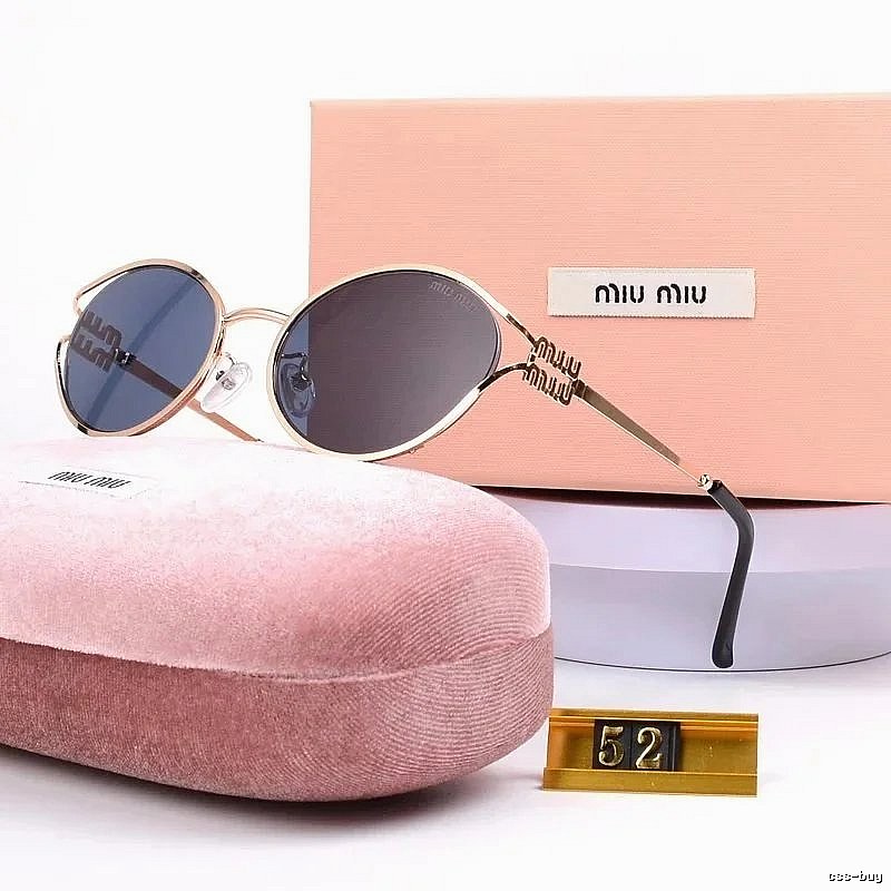 Miu Miu Logo Detail Oversized sunglasses Black Oval Sunglasses with Relaxed Feel