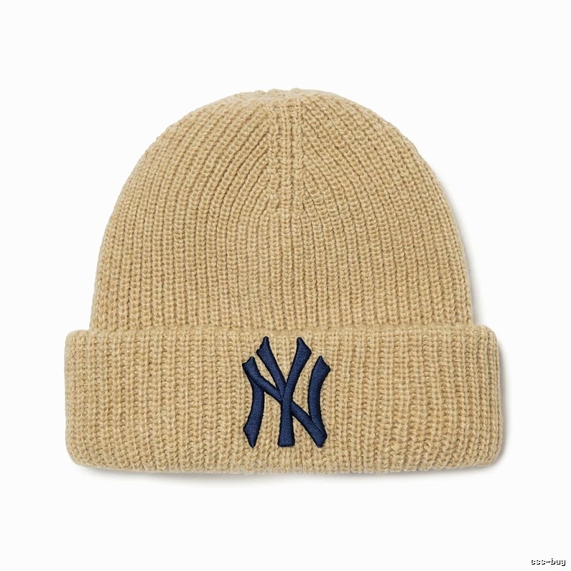 MLB classic beige knitted hat