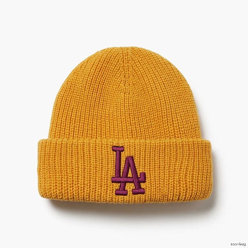 MLB LA Series Yellow Knitted Hat