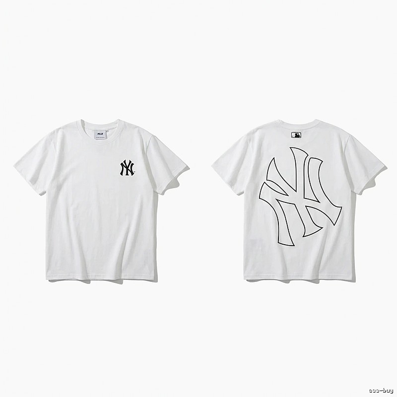 MLB New York Yankees minimalist style white T-shirt