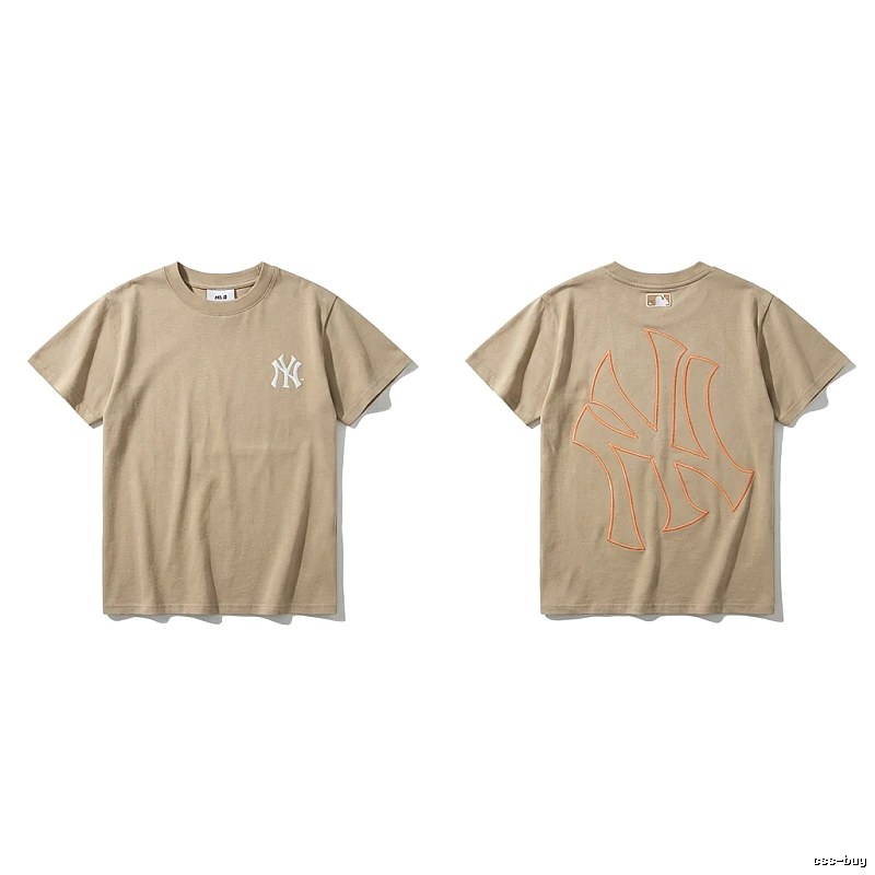 MLB retro style khaki T-shirt