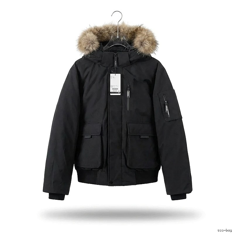 MLB Workwear Style Black Down Jacket