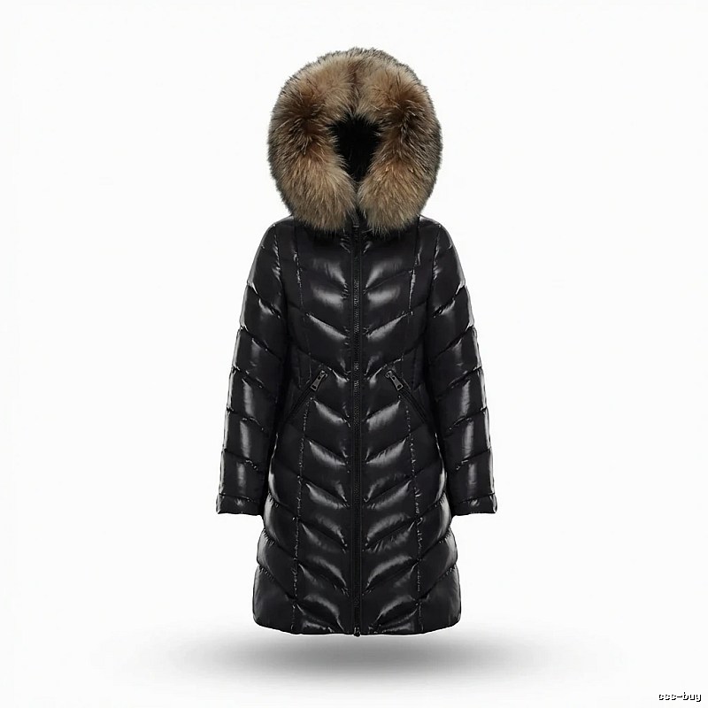 Moncler black luxury style down jacket