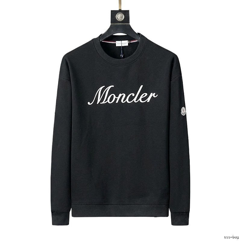Moncler black simple sweatshirt