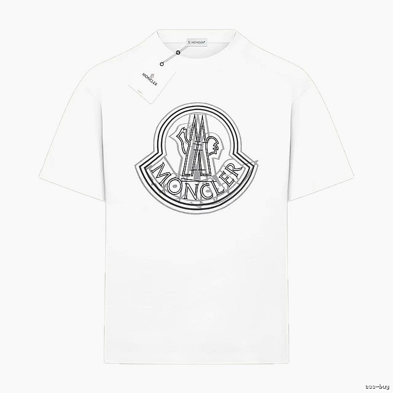Moncler classic and simple style white T-shirt