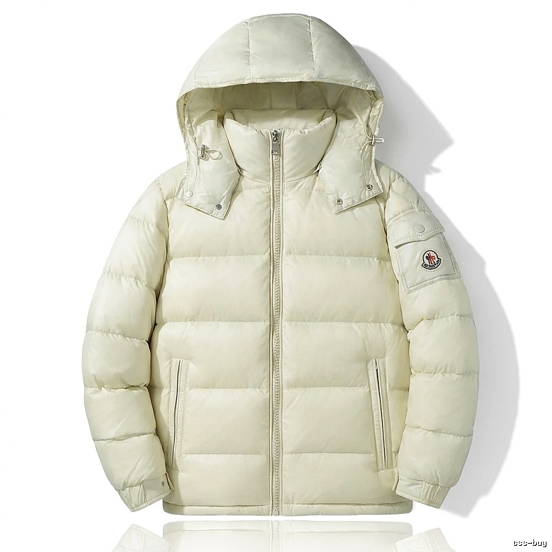Moncler classic beige down jacket