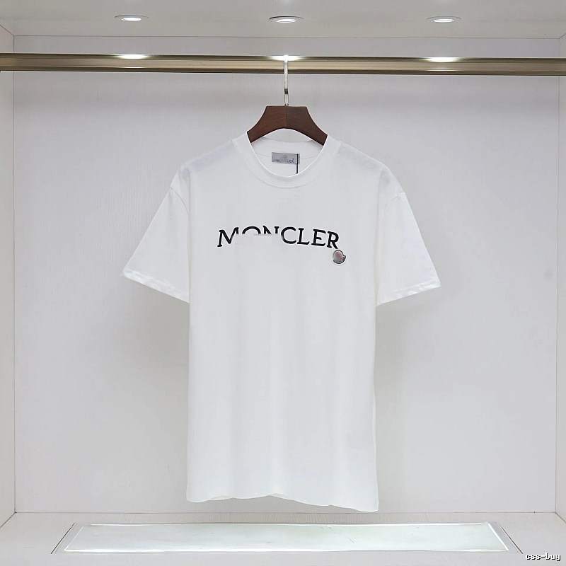 Moncler Classic Collection Minimalist Style White Short-sleeve T-shirt