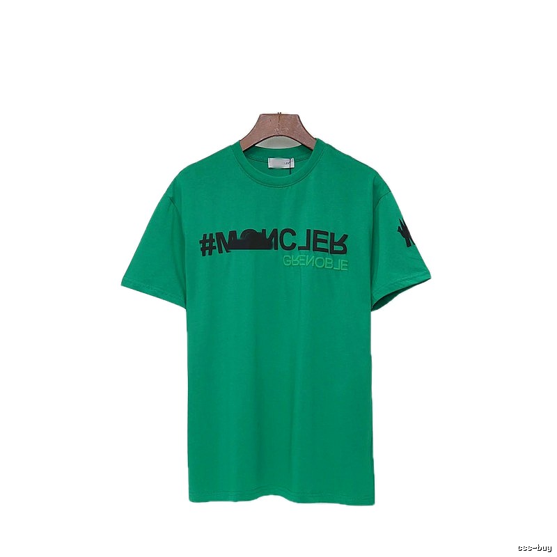 Moncler Grenoble Trendy Green Short-sleeve T-shirt