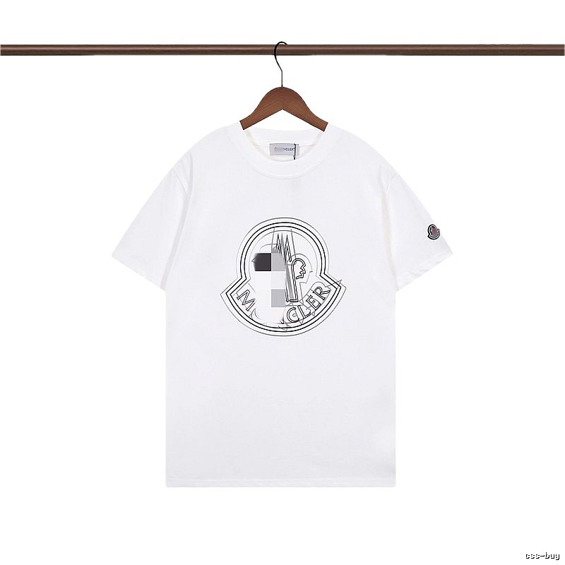 Moncler Logo Collection Trendy Style White T-Shirt