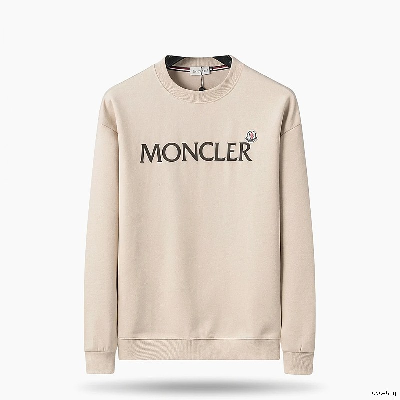 Moncler minimalist beige sweatshirt