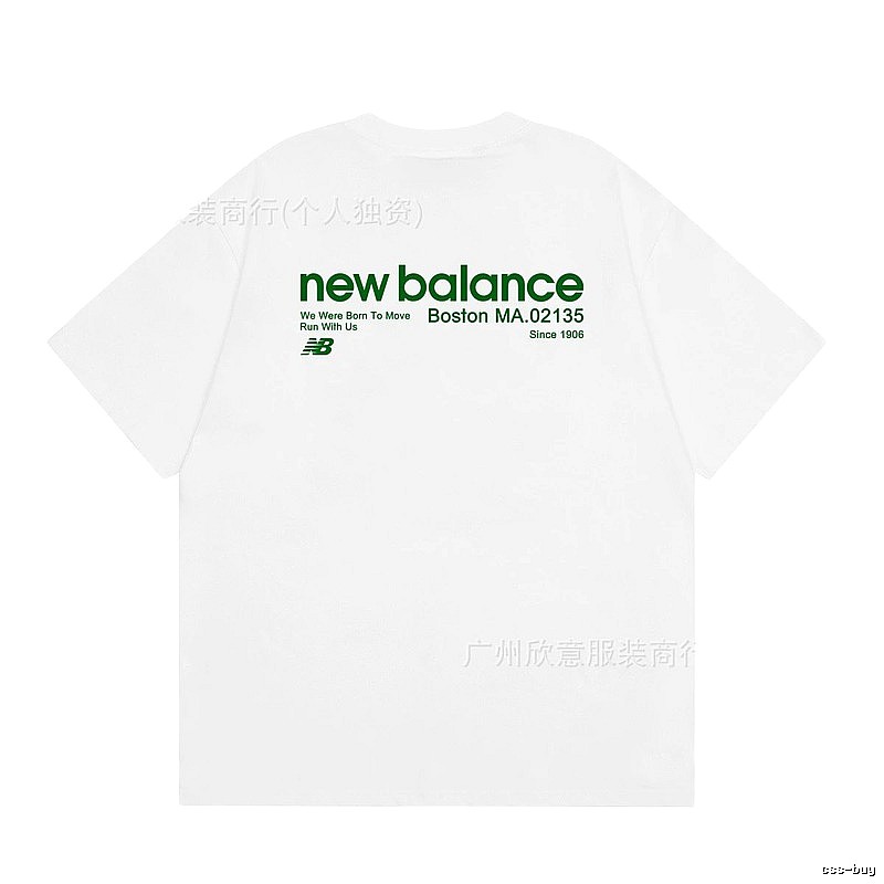 New Balance Vintage Casual Printed White T-Shirt