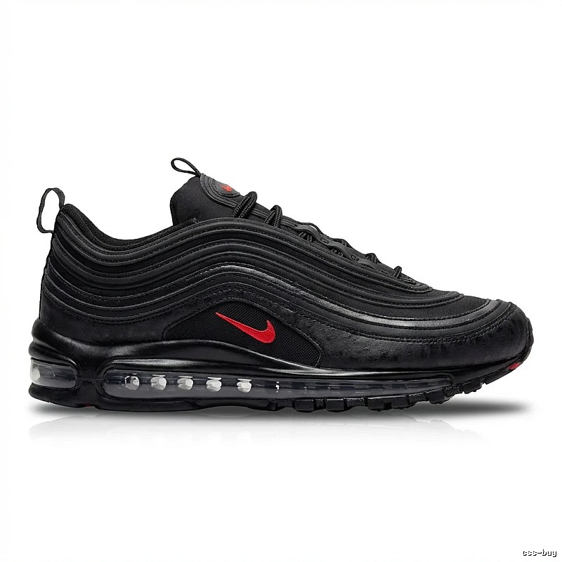 Nike 97 Retro Black and Red Sports Shoes