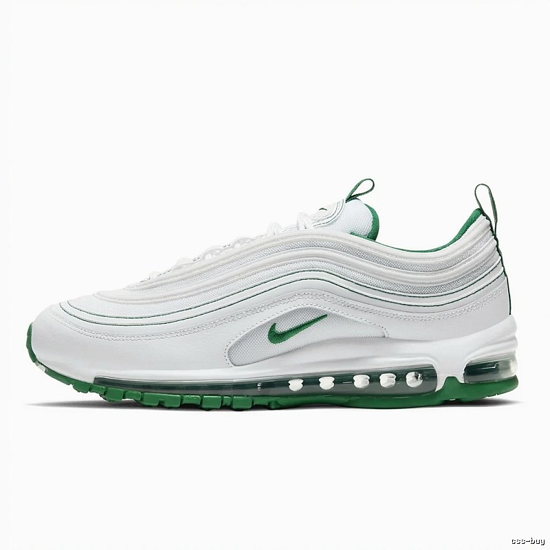 Nike Air Max 97 Trendy White and Green Sports Shoes