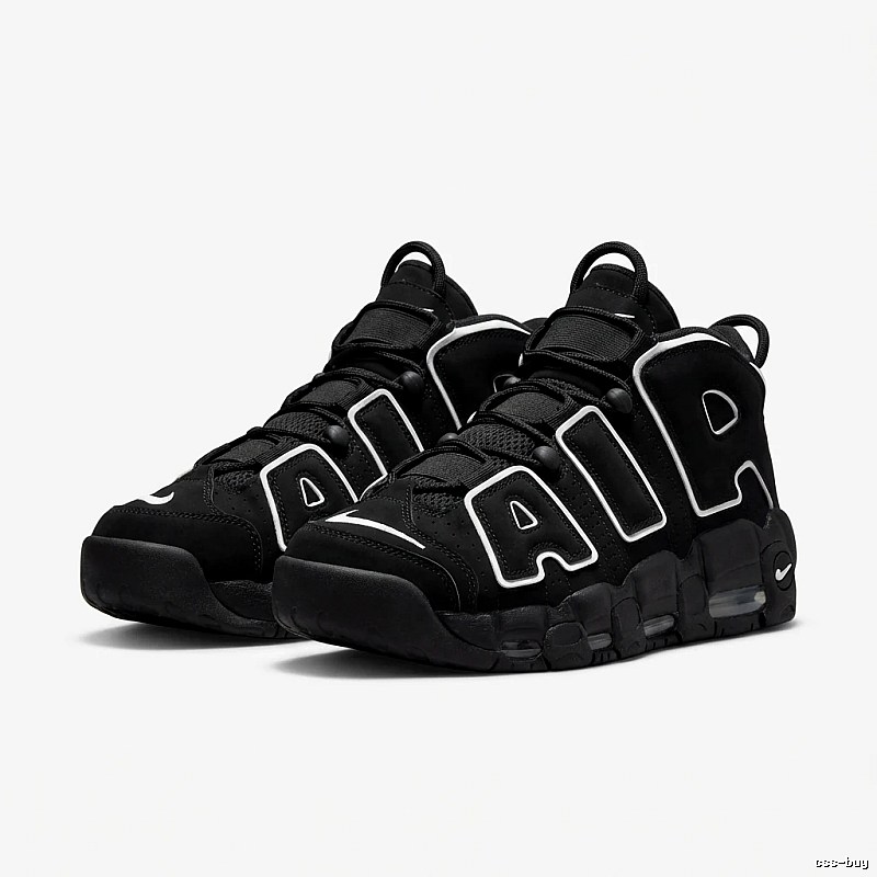 Nike Air More Uptempo Black and White