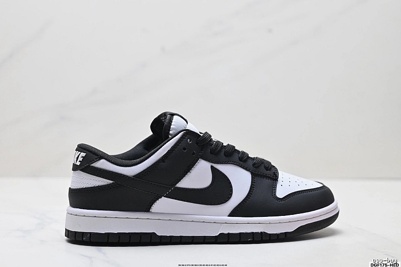 Nike Dunk black and white minimalist style sneakers