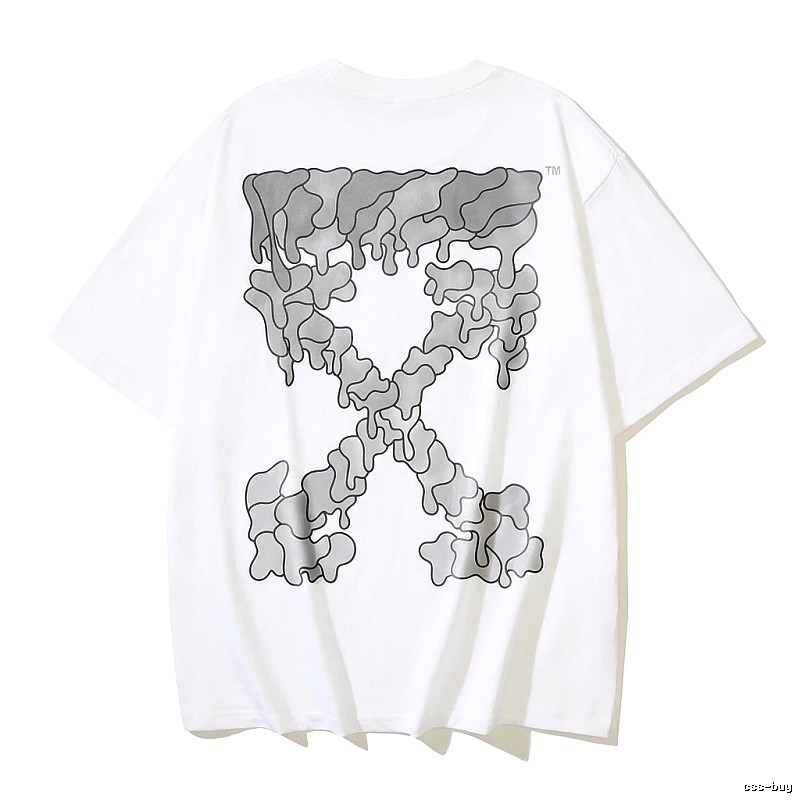 Off-White Gradient Style White T-shirt