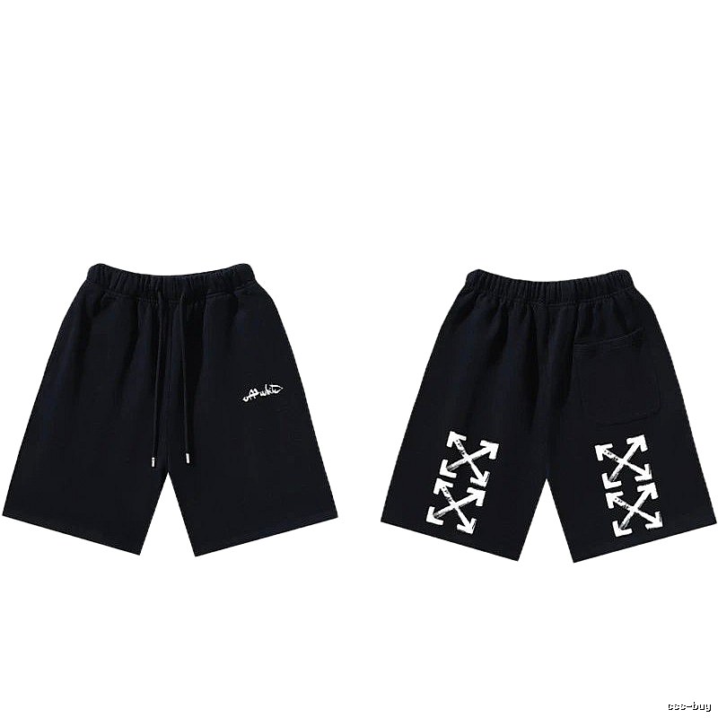 Off-White Style 009 Trendy Cool Black Shorts