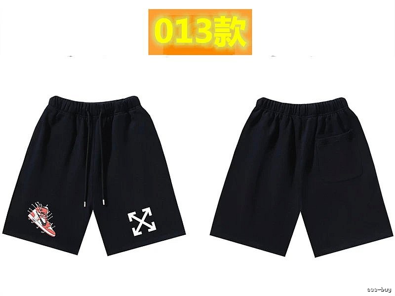 Off-White Style 013 Trendy Cool Black Shorts