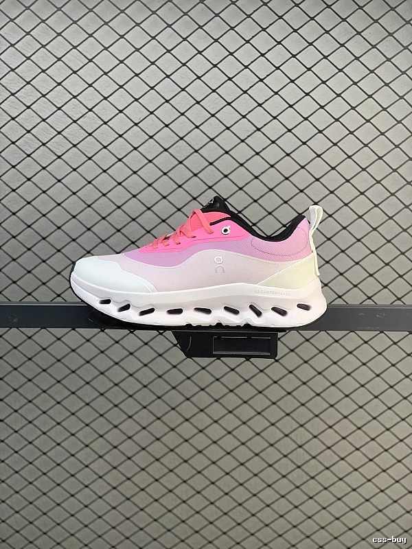 On Cloud Runners with Segmented Sole Pods in Pink