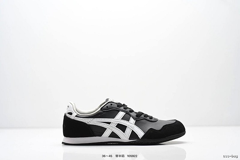 Onitsuka Tiger black-and-white retro sports shoes